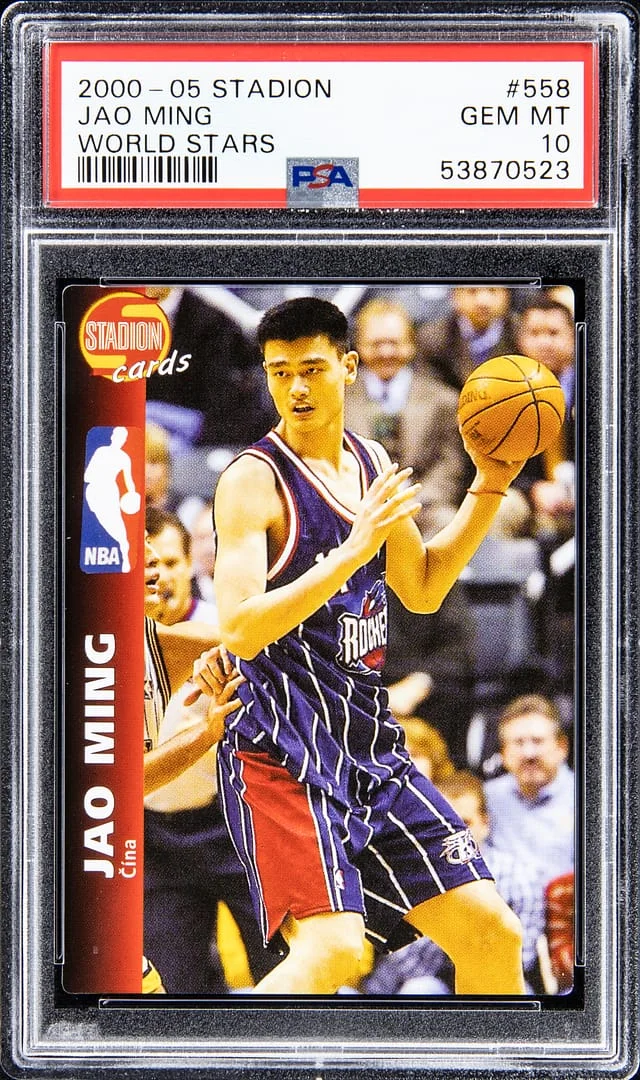 2000-05 Stadion World Stars Yao (Jao) Ming #558 card image