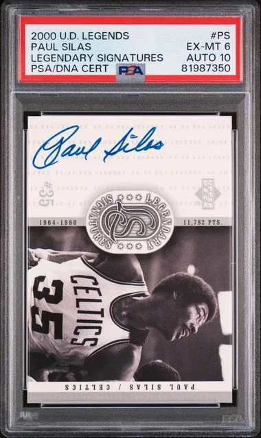 2000-21 Upper Deck Legends Paul Silas Legendary Signatures #PS card image