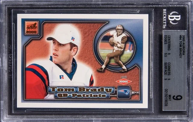 2000 Aurora Tom Brady #84 card image