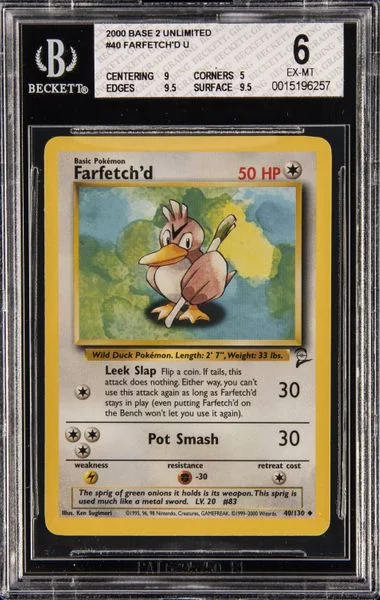 2000 Base 2 Unlimited Farfetch'D U #40 card image