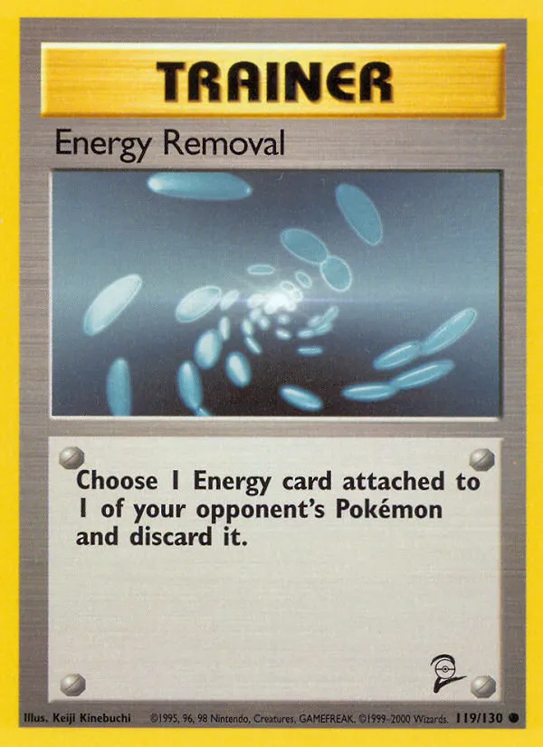2000 Base Set 2 Energy Removal Common #119/130 Common card image