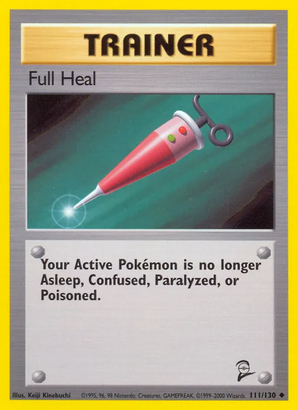 2000 Base Set 2 Full Heal Uncommon #111/130 Uncommon card image