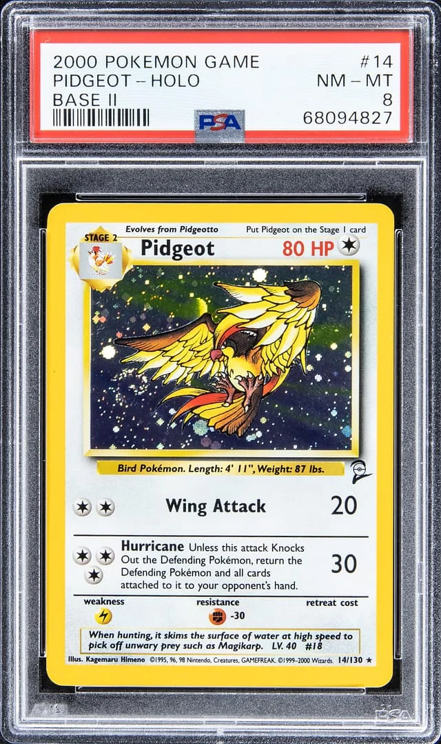 2000 Base Set 2 Pigeot Rare Holofoil #14 card image