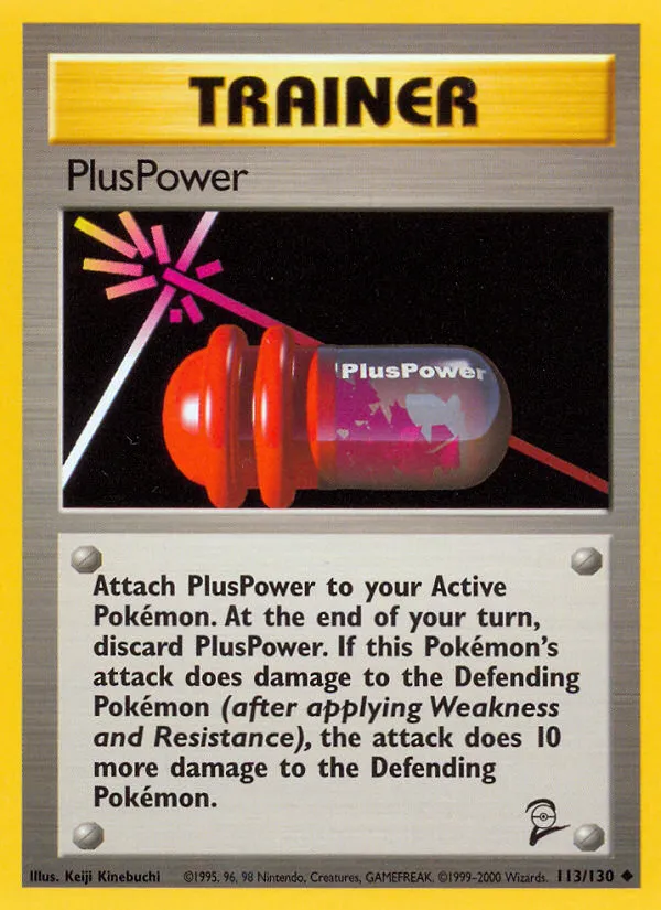 2000 Base Set 2 PlusPower Uncommon #113/130 Uncommon card image