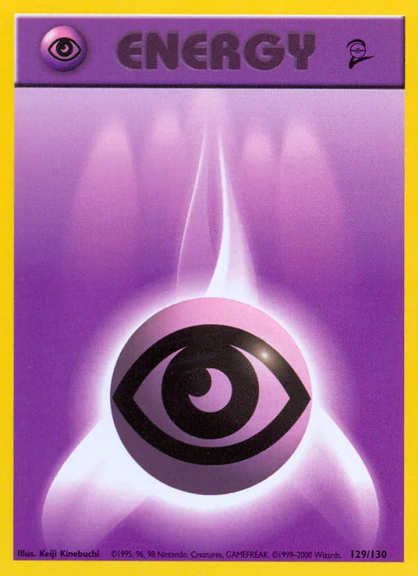 2000 Base Set 2 Psychic Energy Common #129/130 Common card image