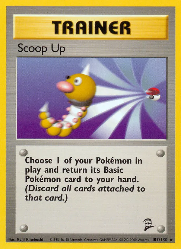 2000 Base Set 2 Scoop Up Rare #107/130 Rare card image