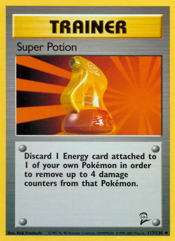 2000 Base Set 2 Super Potion Uncommon #117/130 Uncommon card image