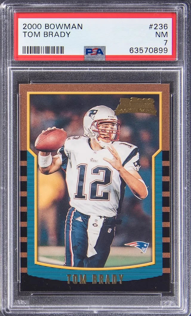 2000 Bowman Football Tom Brady #236 card image