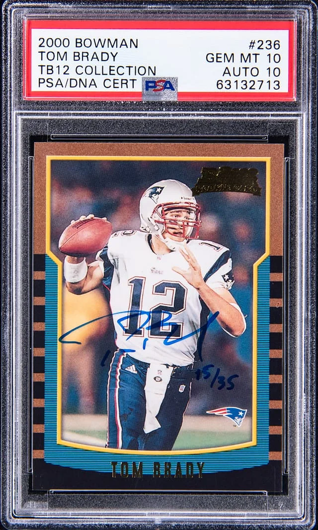 2000 Bowman Tom Brady #236 card image
