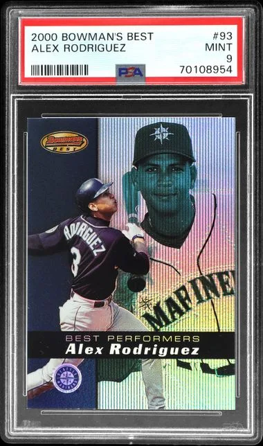 2000 Bowman's Best Alex Rodriguez #93 card image