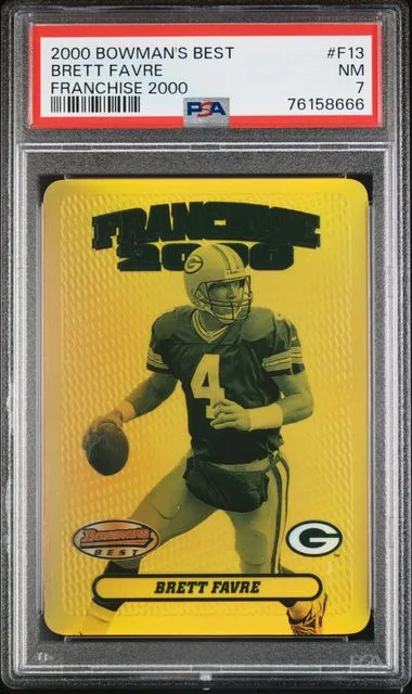 2000 Bowman's Best Brett Favre Franchise 2000 #F13 card image