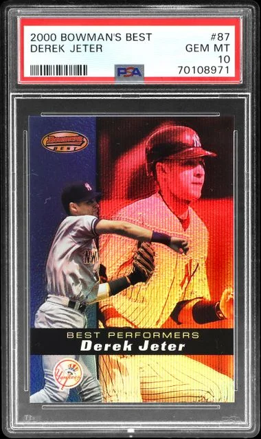 2000 Bowman's Best Derek Jeter #87 card image