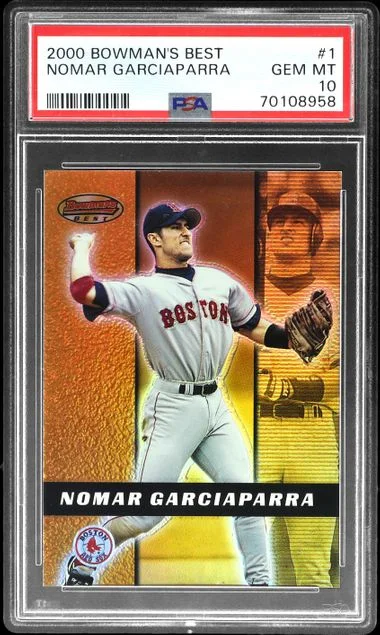 2000 Bowman's Best Nomar Garciaparra #1 card image