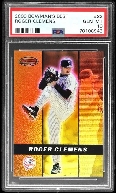 2000 Bowman's Best Roger Clemens #22 card image