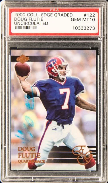 2000 Collector's Edge Graded Uncirculated Doug Flutie #122 card image
