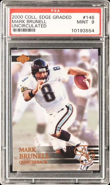 2000 Collector's Edge Graded Uncirculated Mark Brunell #146 card image