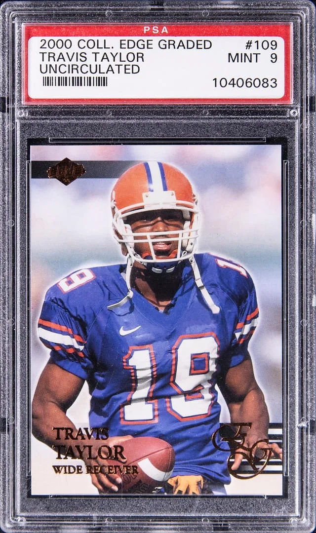2000 Collector's Edge Graded Uncirculated Travis Taylor #109 card image