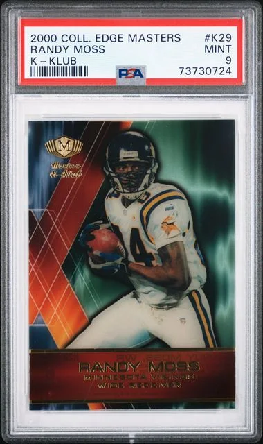 2000 Collector's Edge Masters K-Klub Randy Moss #K29 card image