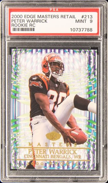 2000 Collector's Edge Masters Retail Peter Warrick #213 card image