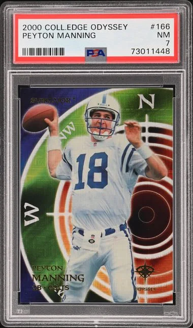 2000 Collector's Edge Odyssey Peyton Manning #166 card image