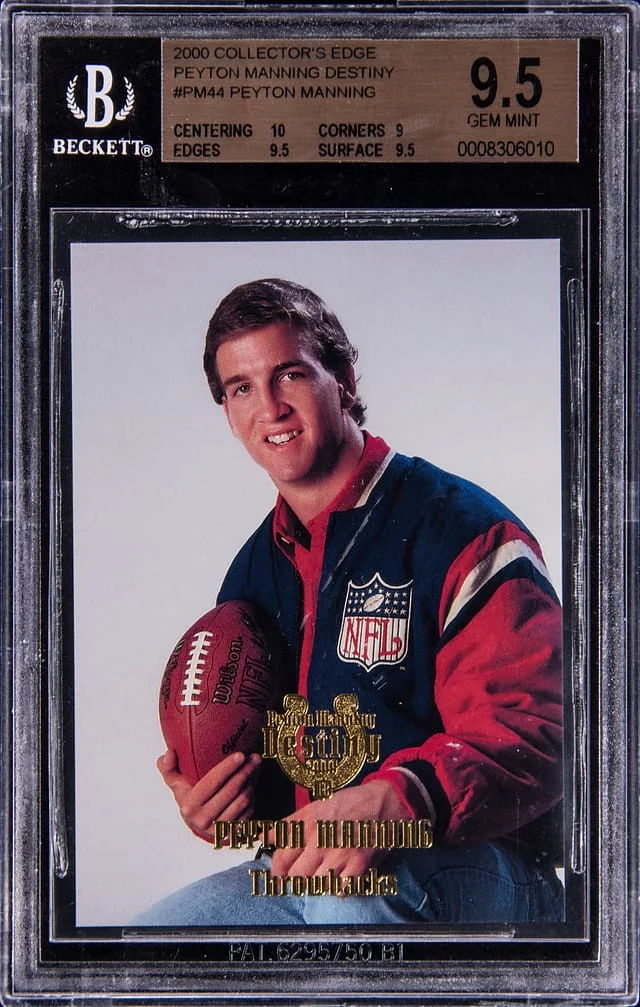 2000 Collector's Edge Peyton Manning Destiny Peyton Manning #PM44 card image