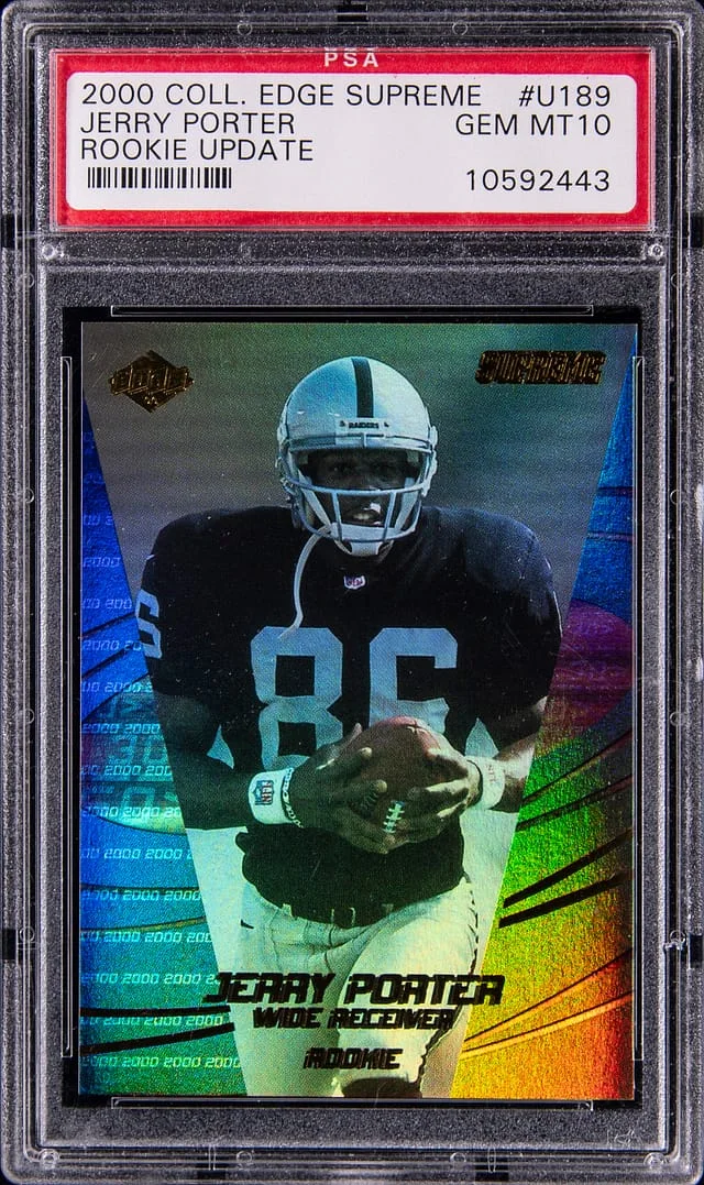2000 Collector's Edge Supreme Update Jerry Porter #U189 card image