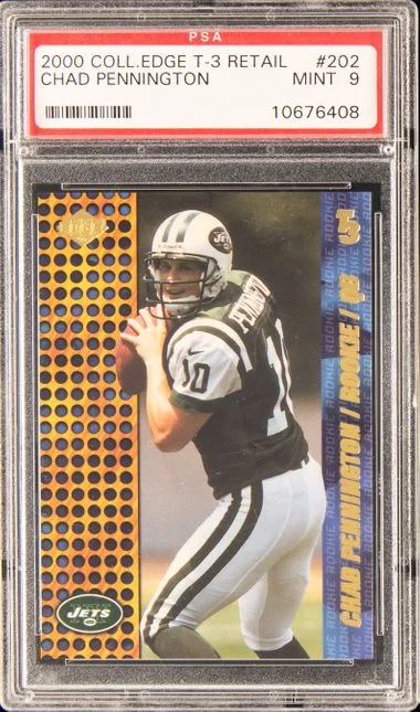 2000 Collector's Edge T3 Retail Chad Pennington #202 card image
