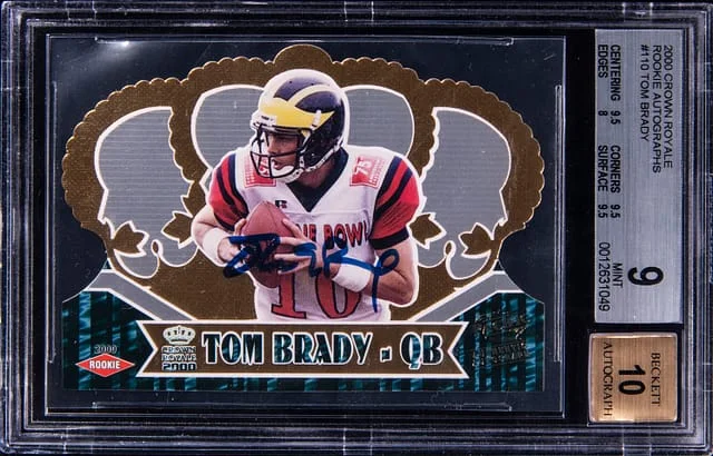 2000 Crown Royale Tom Brady #110 card image