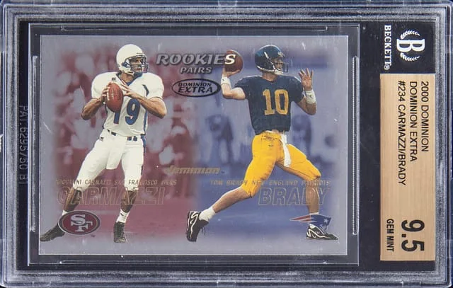 2000 Dominion Tom Brady, Giovanni Carmazzi #234 card image
