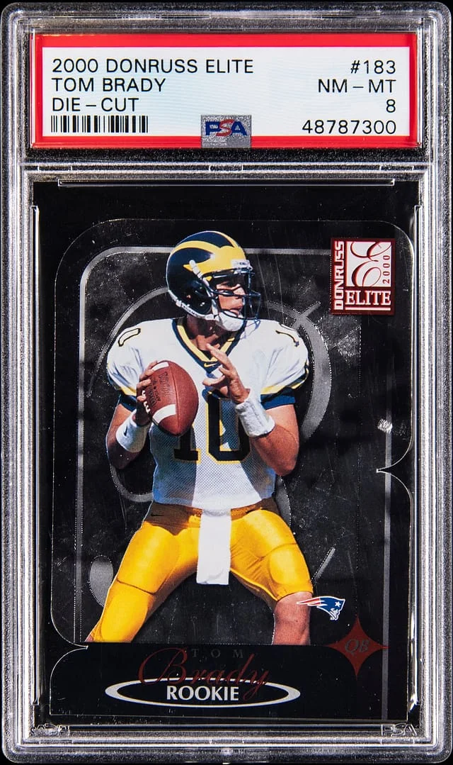 2000 Donruss Elite Tom Brady Status #183 card image