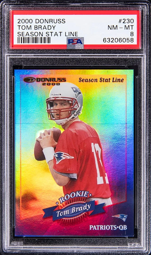 2000 Donruss Tom Brady Season Stat Line #230 card image