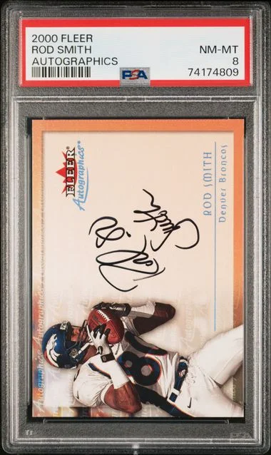 2000 Fleer Autographics Rod Smith #no-number card image