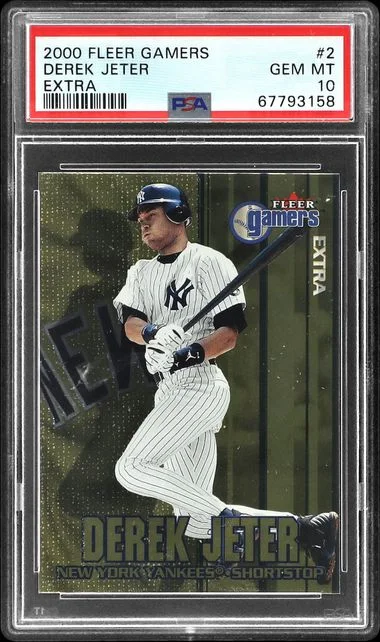 2000 Fleer Derek Jeter Gamers Extra #2 card image