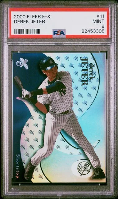 2000 Fleer E-X Derek Jeter #11 card image