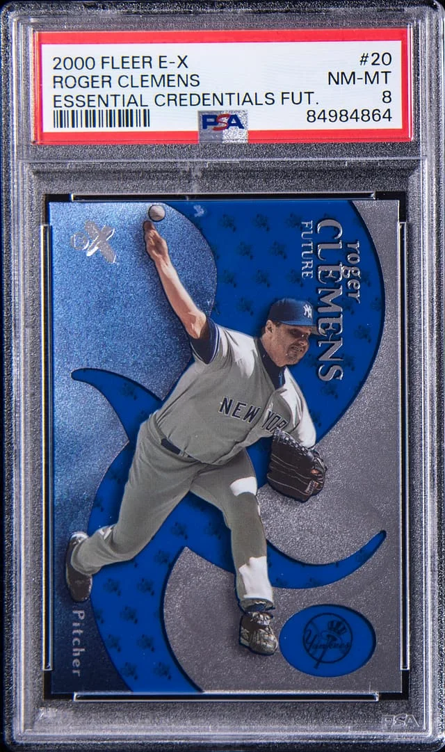 2000 Fleer E-X Roger Clemens Essential Credentials Future #20 card image