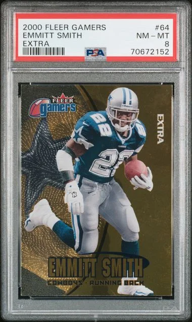 2000 Fleer Emmitt Smith Gamers Extra #64 card image