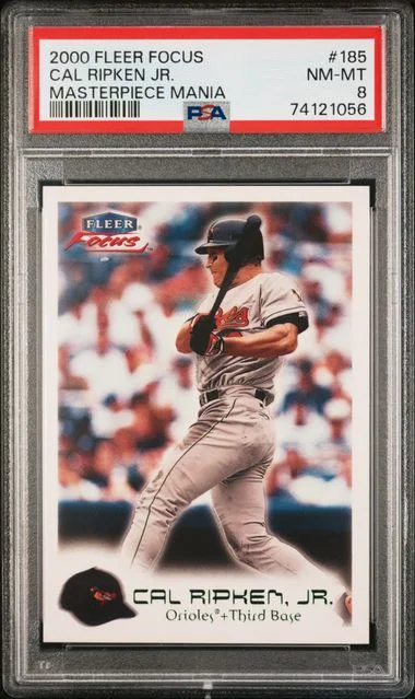 2000 Fleer Focus Cal Ripken Jr. Masterpiece Mania #185 card image