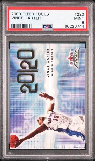 2000 Fleer Focus Vince Carter #220 card image