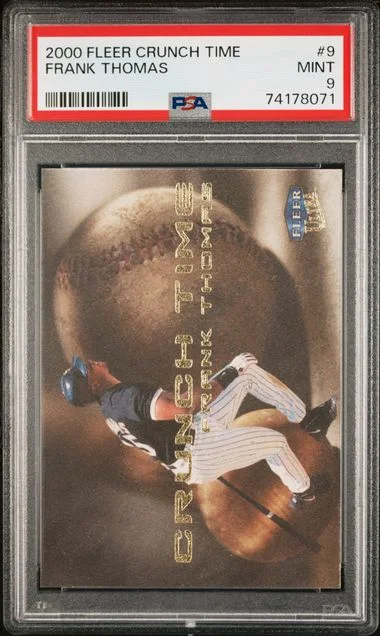 2000 Fleer Frank Thomas Crunch Time #9 card image