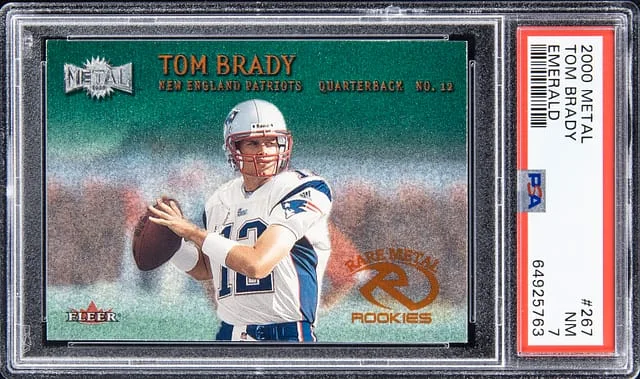 2000 Fleer Metal Tom Brady #257 card image
