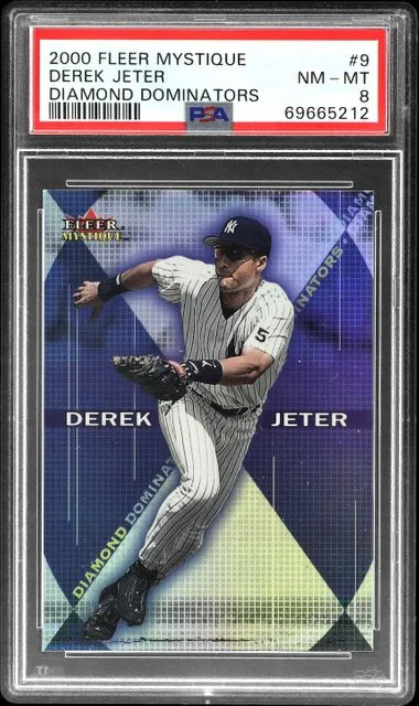 2000 Fleer Mystique Derek Jeter Diamond Dominators #9 card image