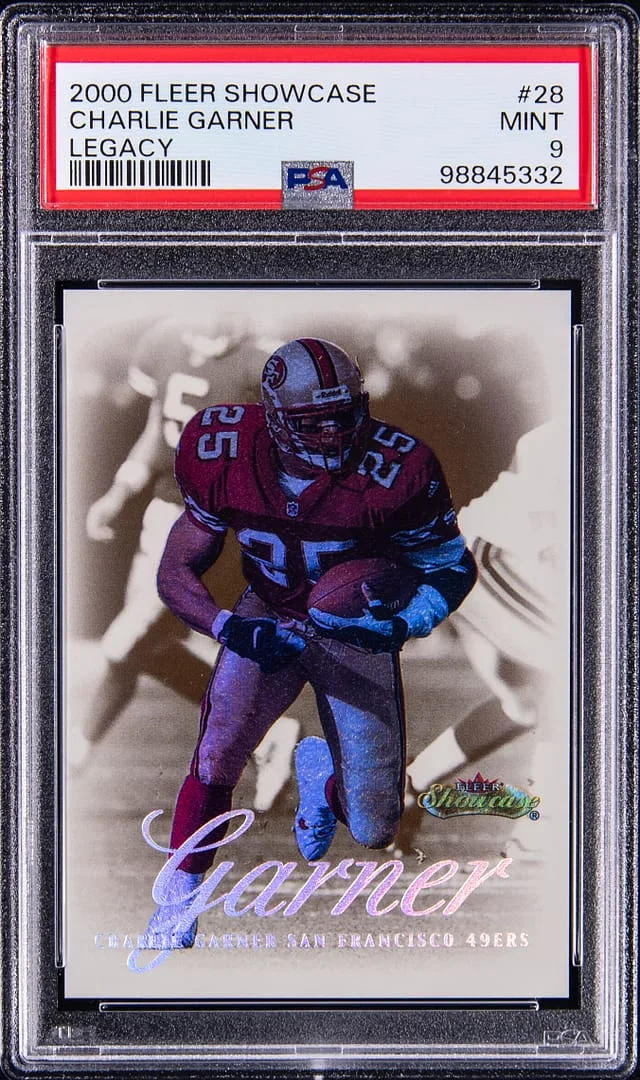 2000 Fleer Showcase Charlie Garner Legacy #28 card image