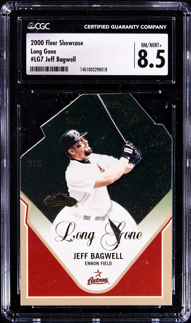 2000 Fleer Showcase Jeff Bagwell Long Gone #LG7 card image