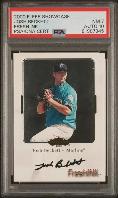 2000 Fleer Showcase Josh Fresh Ink Fresh #Ink card image