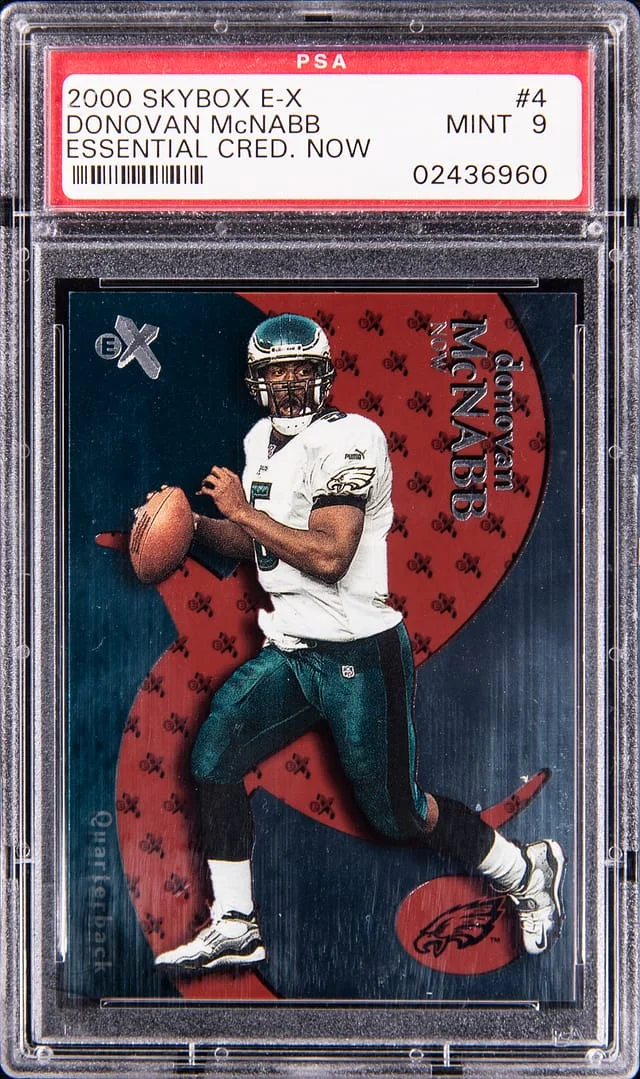2000 Fleer SkyBox Donovan McNabb E-X Essential Credentials #4 card image