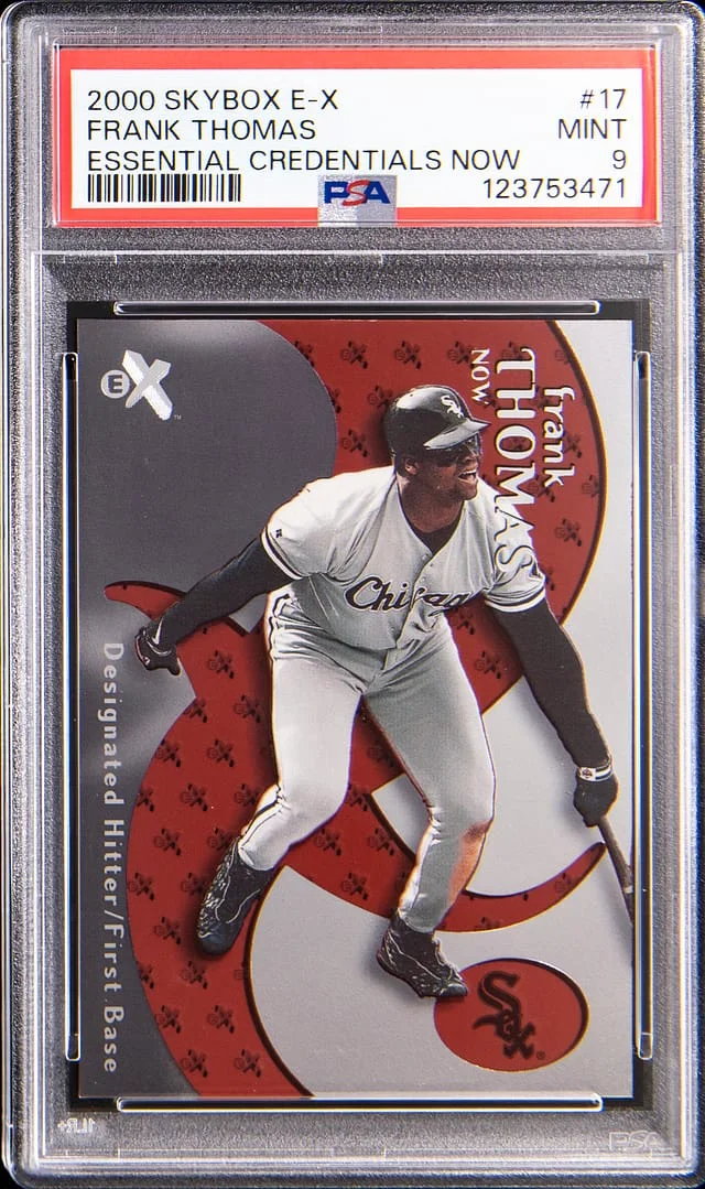 2000 Fleer SkyBox Frank Thomas E-X Essential Credentials Now #17 card image