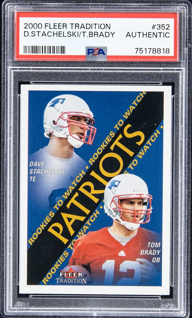2000 Fleer Tradition Tom Brady #352 card image