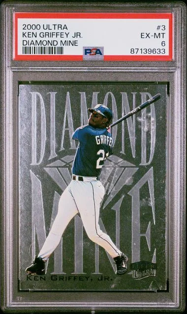 2000 Fleer Ultra Ken Griffey Jr. Diamond Mine #3 card image