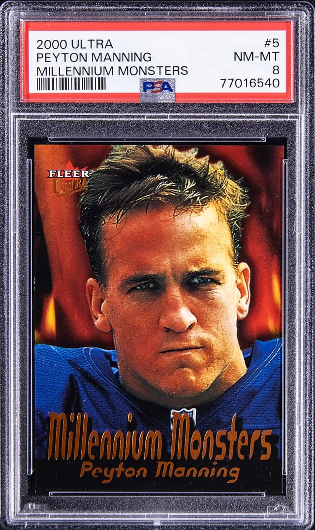 2000 Fleer Ultra Peyton Manning Millennium Monsters #5 card image