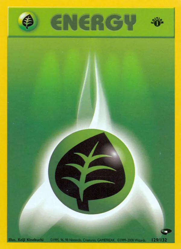 2000 Gym Challenge Grass Energy Common #129/132 Common card image